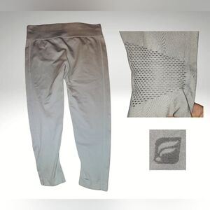 Fabletics grey high waisted leggings, sz S